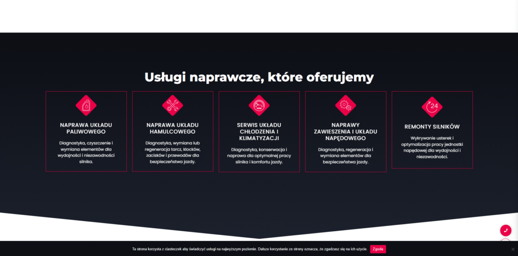 home page mk motor servis screen2
