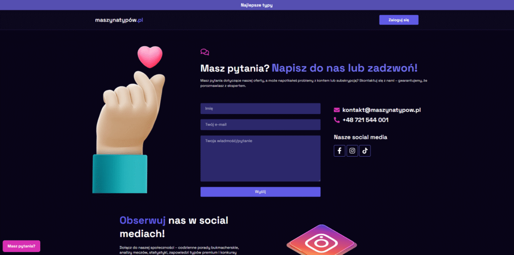 maszynatypow screen home3